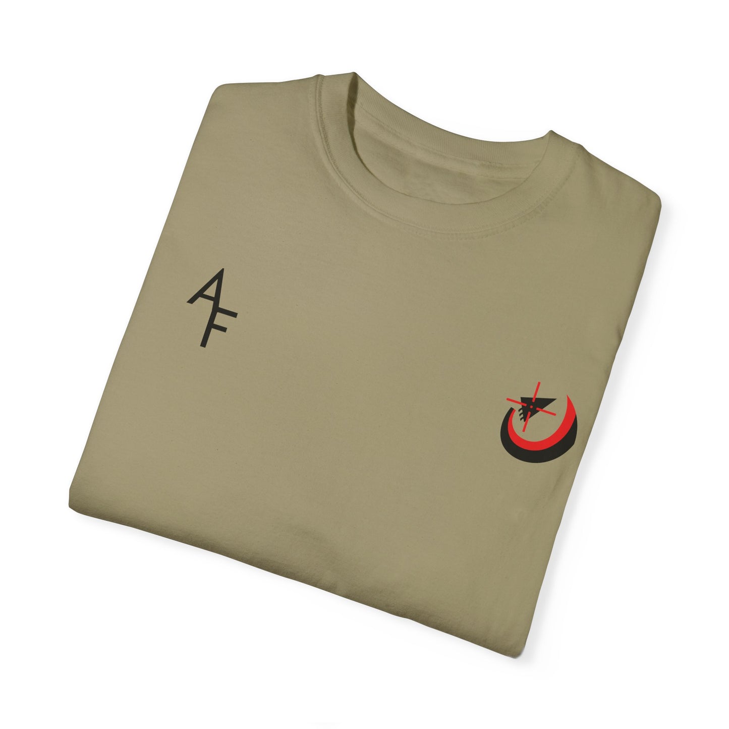 Unisex Garment-Dyed T-Shirt - Vintage Military Style with Callsign 'Ambush'